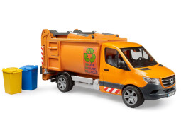 Bruder MB Sprinter malý popelářský vůz 1:16